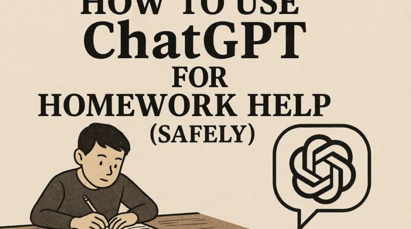 how to use chatgpt for homework help safely